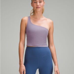 Lululemon Athletica One-Shoulder Tank Top in Lavender